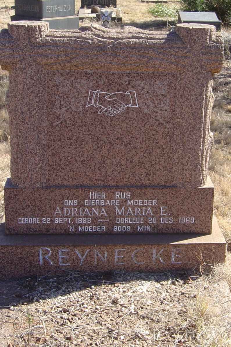 REYNECKE Adriana Maria E. 1883-1969