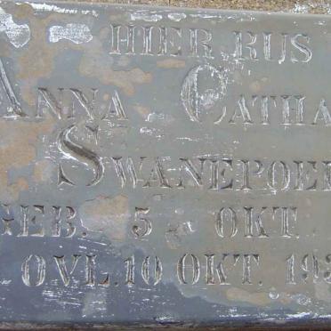SWANEPOEL Anna Catharina 1939-1939