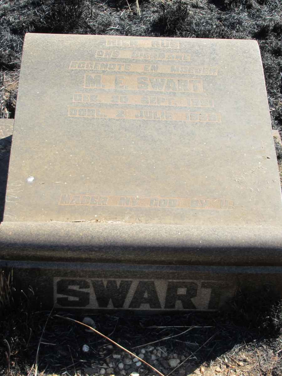 SWART M.E. 19?1-19??
