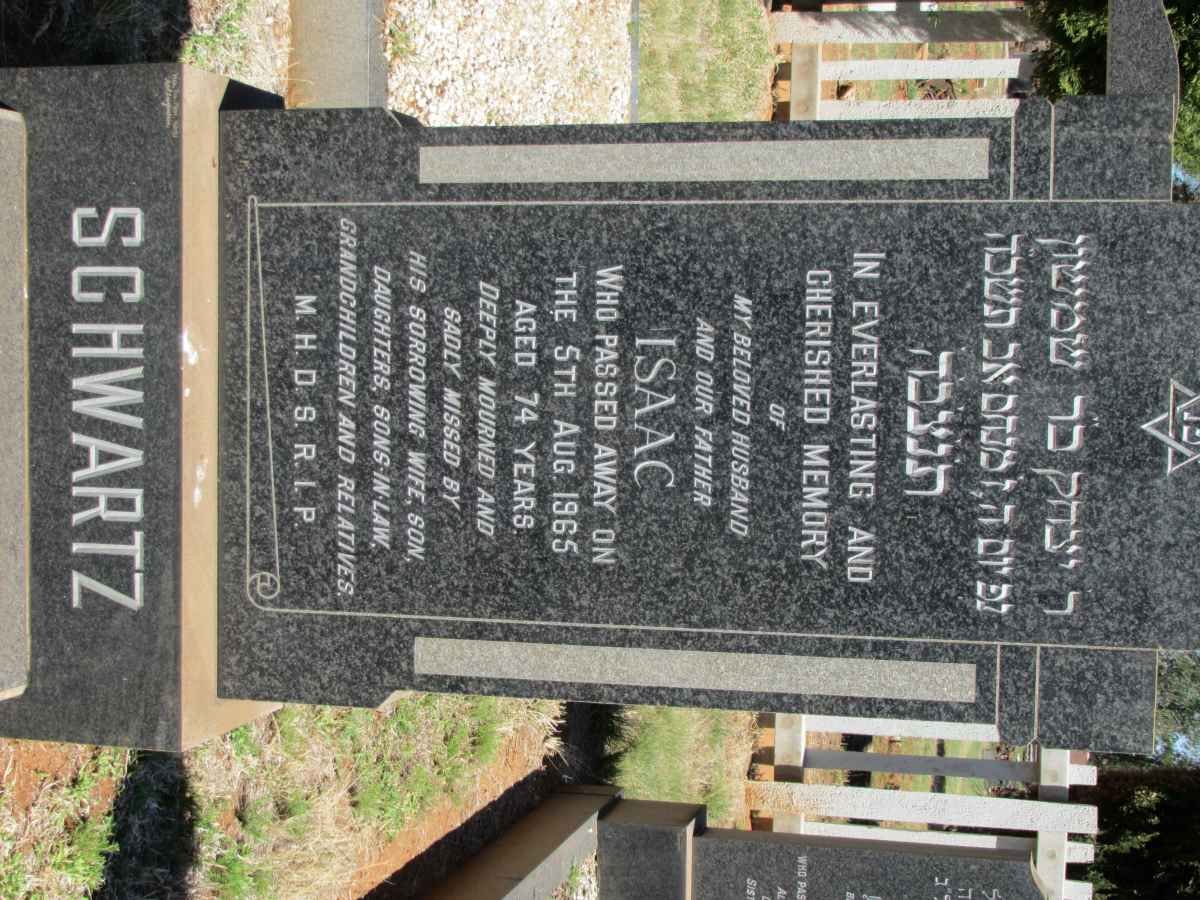 SCHWARTZ Isaac -1965