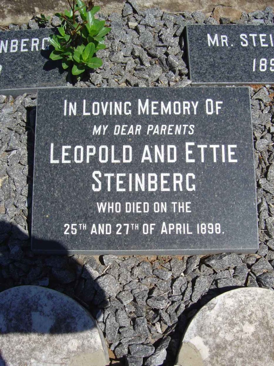 STEINBERG Leopold -1898 &amp; Ettie -1898