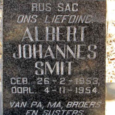 SMIT Albert Johannes 1953-1954