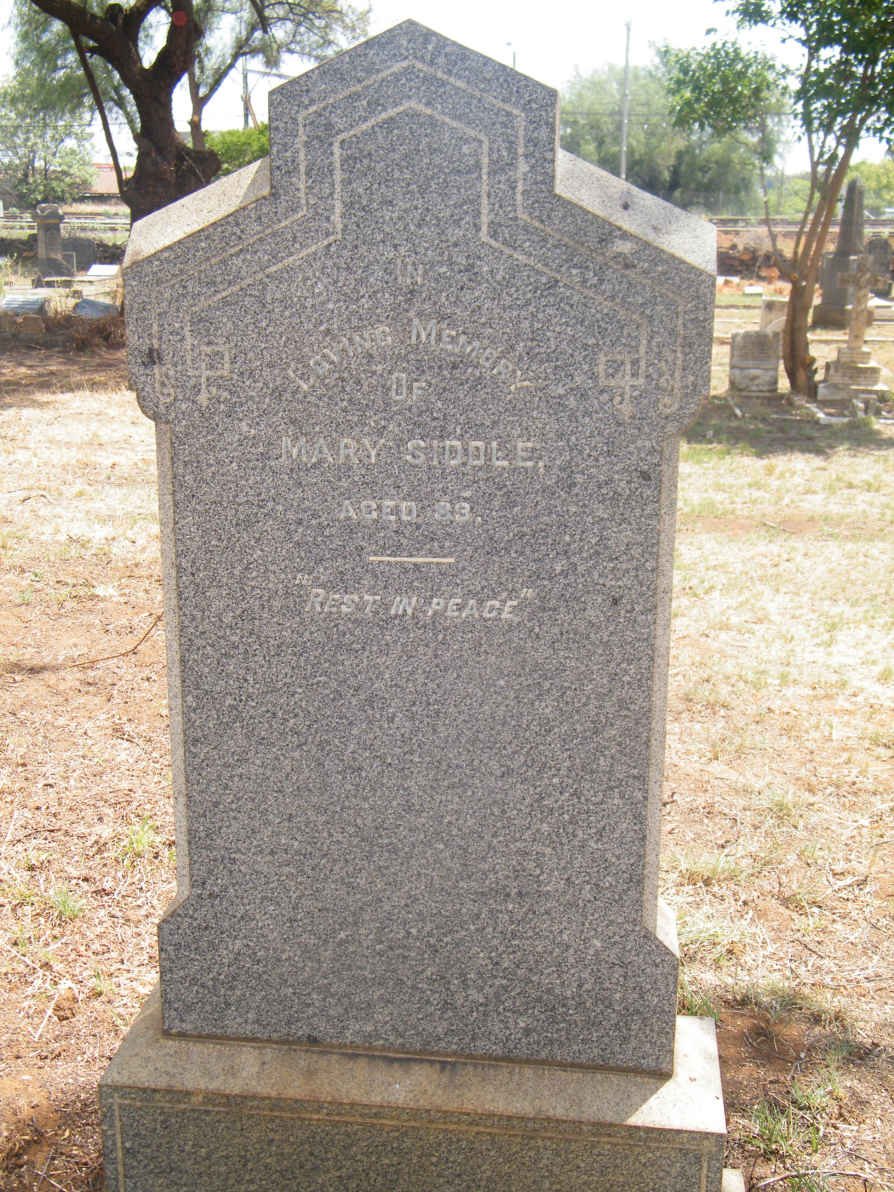 SIDDLE Mary