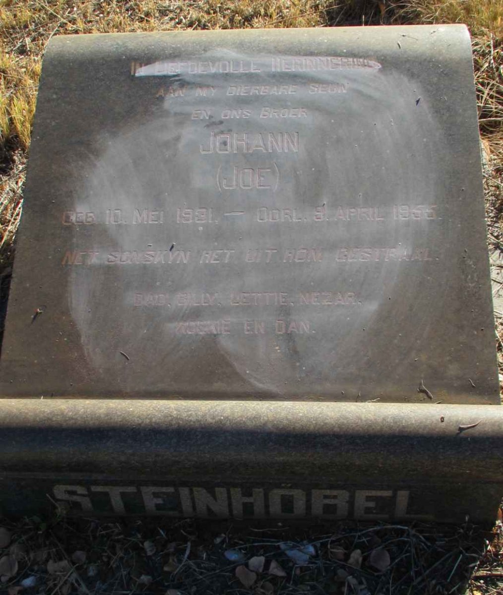 STEINHOBEL Johann 1931-1955