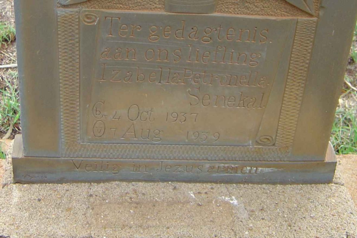 SENEKAL Izabella Petronella 1937-1939