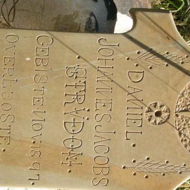 STRYDOM Daniel Johannes Jacobs 1897-1898