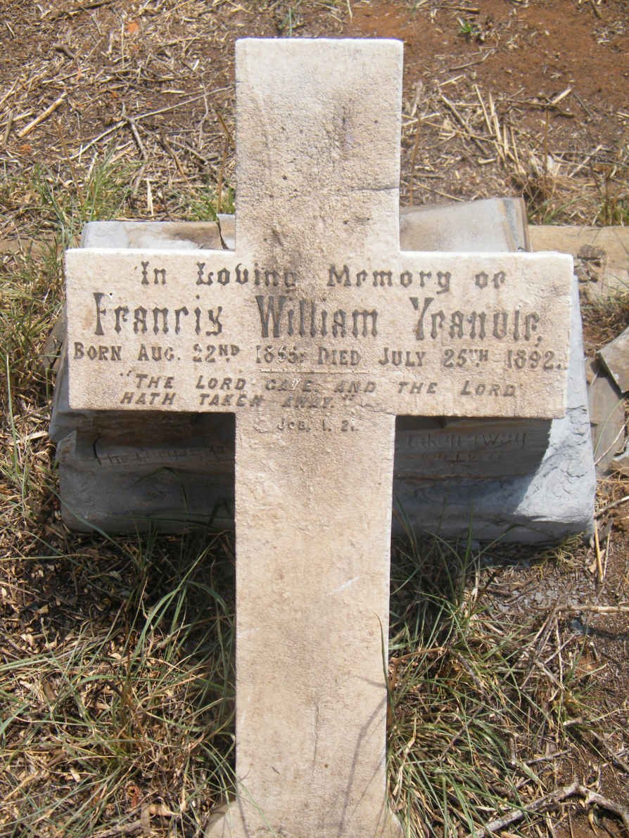 YEANDLE Francis William 1855-1892