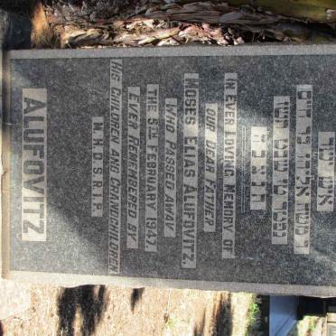 ALUFOVITZ Moses Elias -1947
