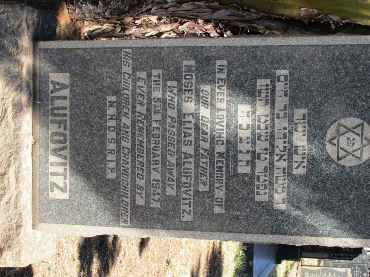 ALUFOVITZ Moses Elias -1947