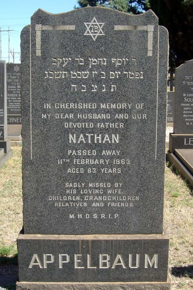 APPELBAUM Nathan -1963 