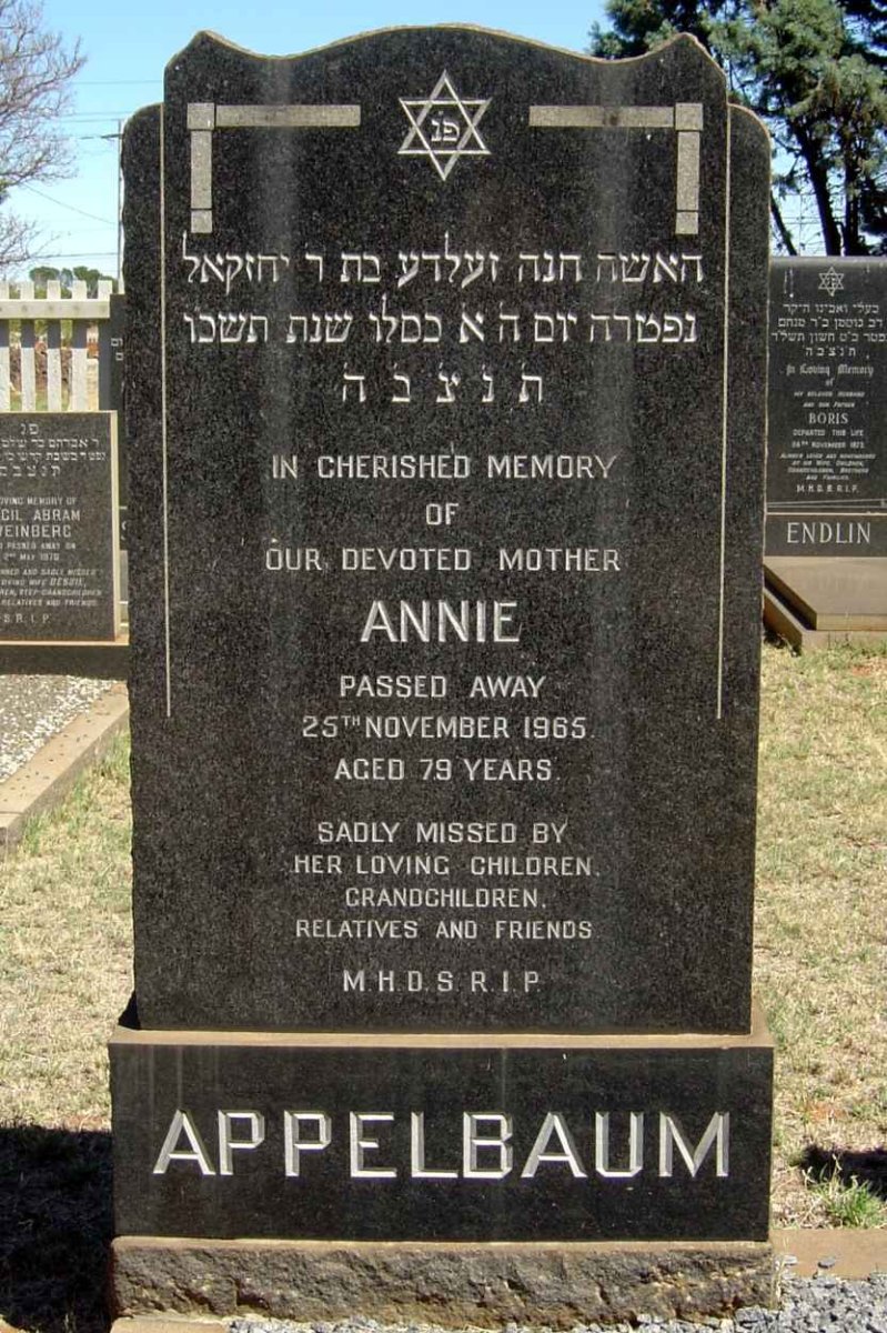 APPELBAUM Annie --1965