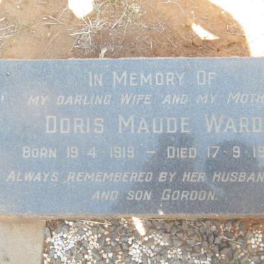 WARD Doris Maude 1919-1956