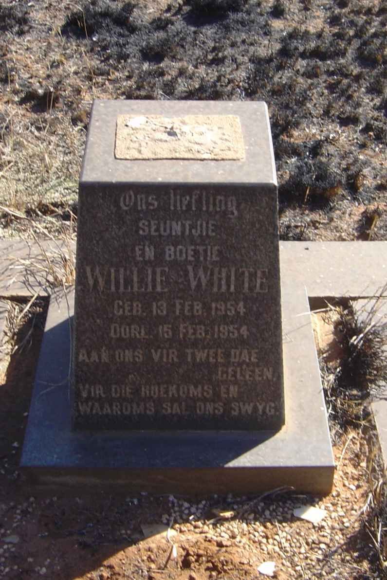 WHITE Willie 1954-1954