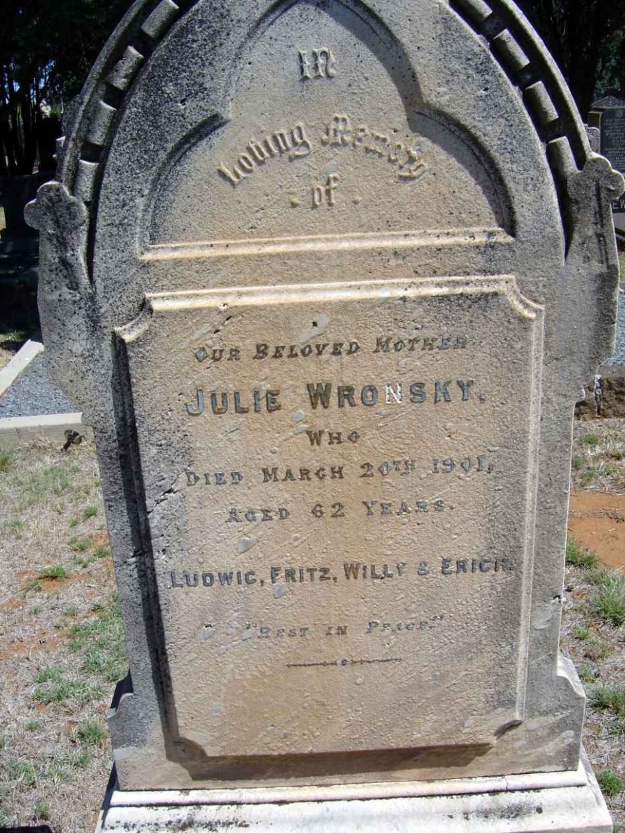 WRONSKY Julie -1901