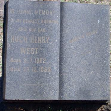 WEST Hugh Henry 1902-1953