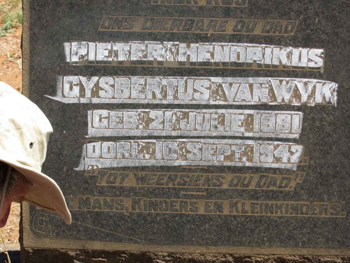 WYK Pieter Hendrikus Gysbertus, van 1881-1942