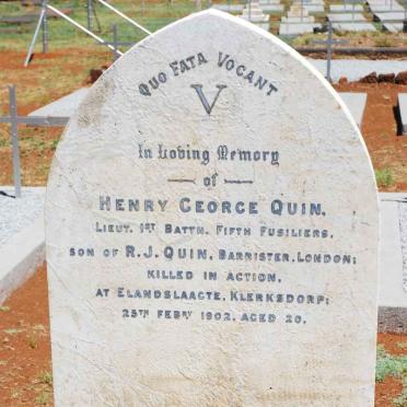 QUIN Henry George -1902