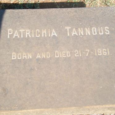 TANNOUS Patrichia 1961-1961