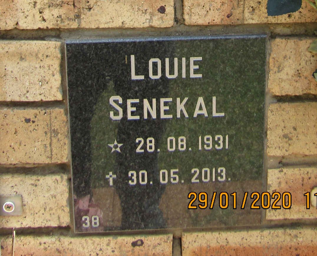 SENEKAL Louie 1931-2013