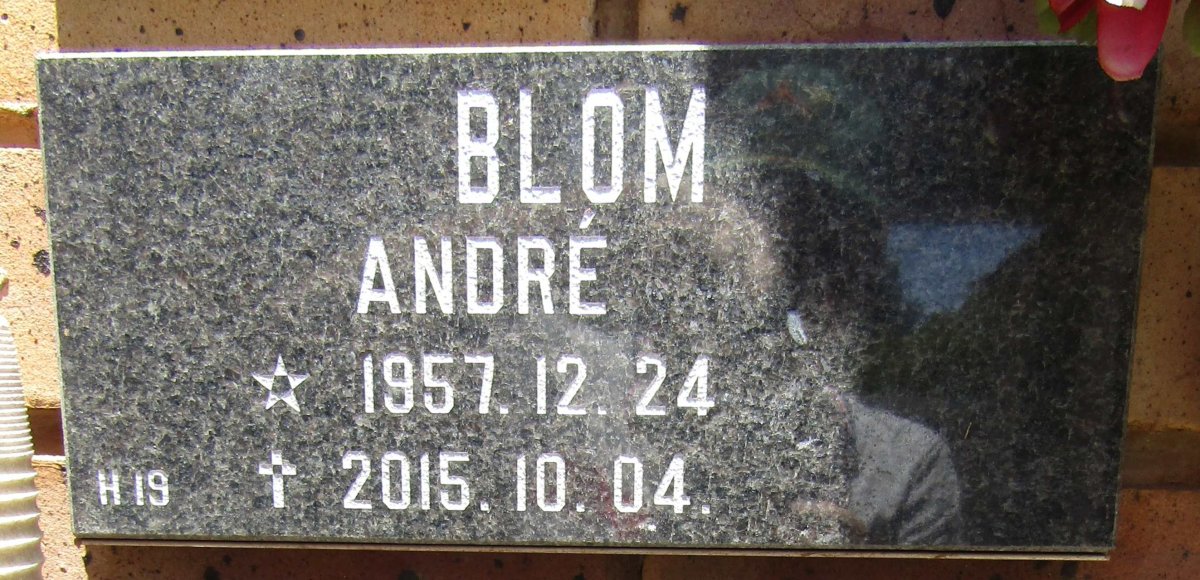 BLOM André 1957-2015