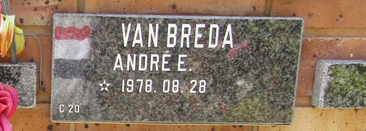 BREDA André E., van 1978-