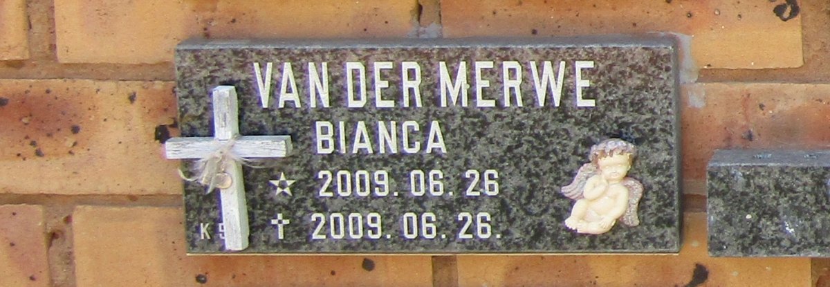 MERWE Bianca, van der 2009-2009