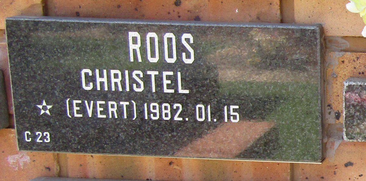 ROOS Christel nee EVERT 1982-