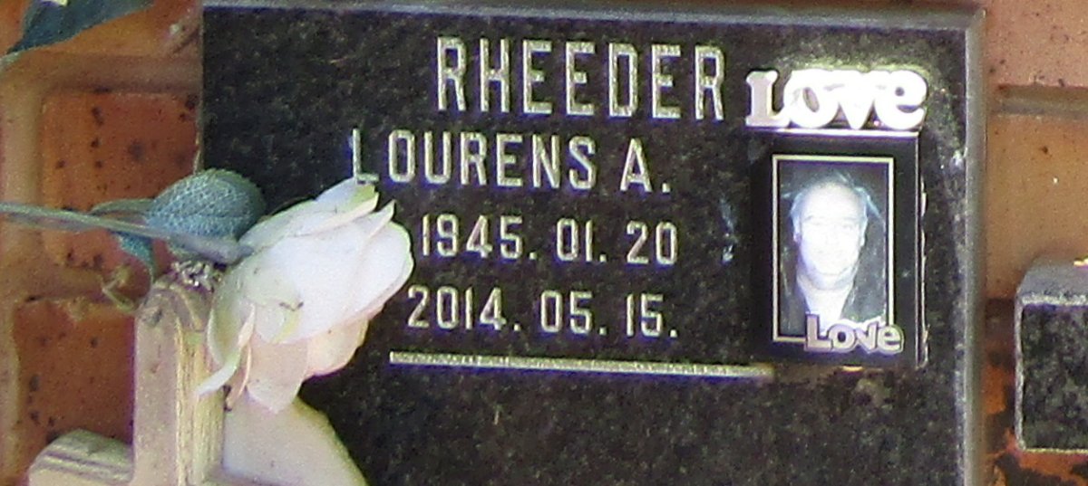 RHEEDER Lourens A. 1945-2014
