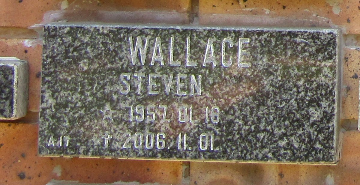 WALLACE Steven 1957-2006