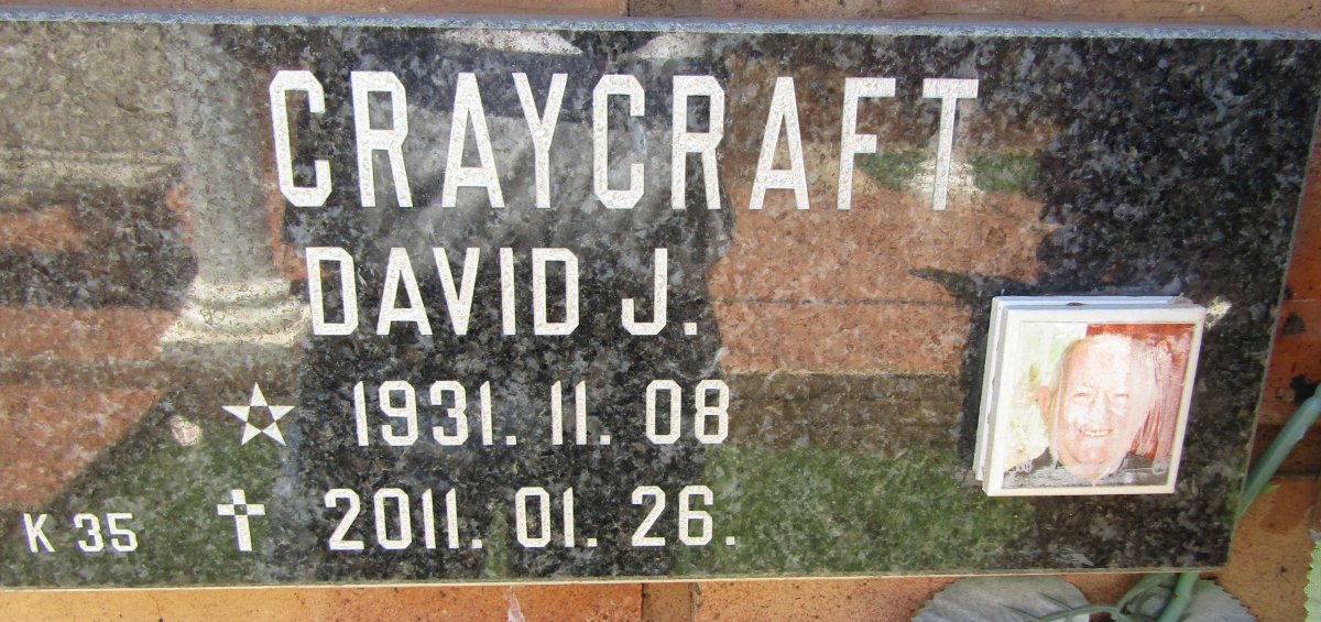 CRAYCRAFT David J. 1931-2011