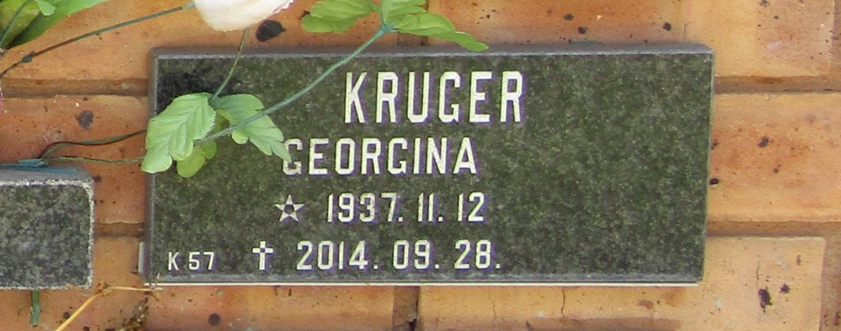 KRUGER Georgina 1937-2014