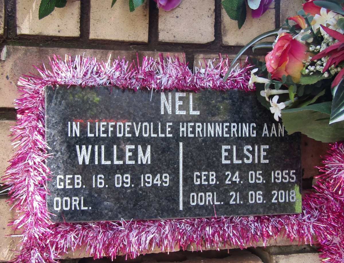 NEL Willem 1949- &amp; Elsie 1955-2018
