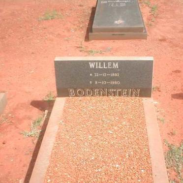 BODENSTEIN Willem 1892-1980