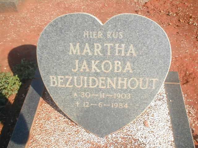 BEZUIDENHOUT Martha Jakoba 1903-1984