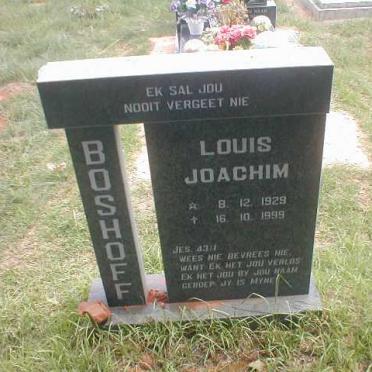 BOSHOFF Louis Joachim 1929-1999