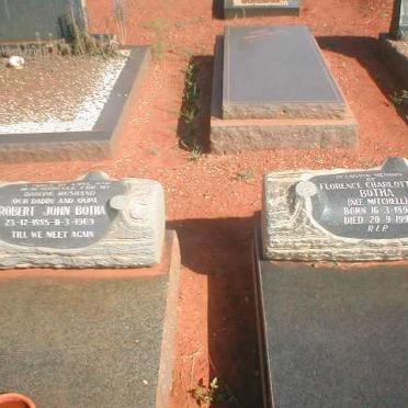BOTHA Robert John 1888-1969 &amp;  Florence Charlotte Ann MITCHELL 1893-1993