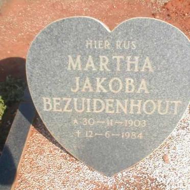 BEZUIDENHOUT Martha Jakoba 1903-1984