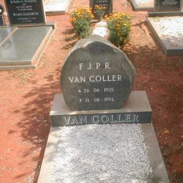 COLLER F.J.P.R., van 1935-1992