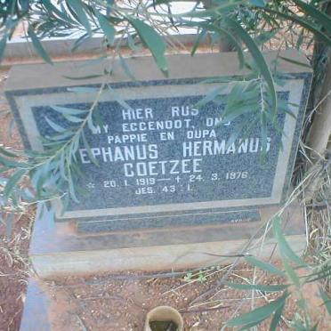 COETZEE Stephanus Hermanus 1919-1976