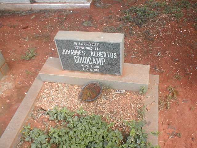 CROUCAMP Johannes Albertus 1919-1980