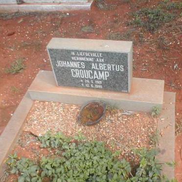 CROUCAMP Johannes Albertus 1919-1980