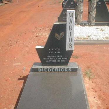 DIEDERICKS Marius 1972-1994