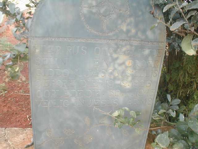 ELLIS Gideon Jacobus 1926-1943