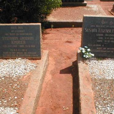 KRUGER Stefanus Jacobus 1891-1961 &amp; Susara Elizabeth OOSTHUIZEN 1889-1967