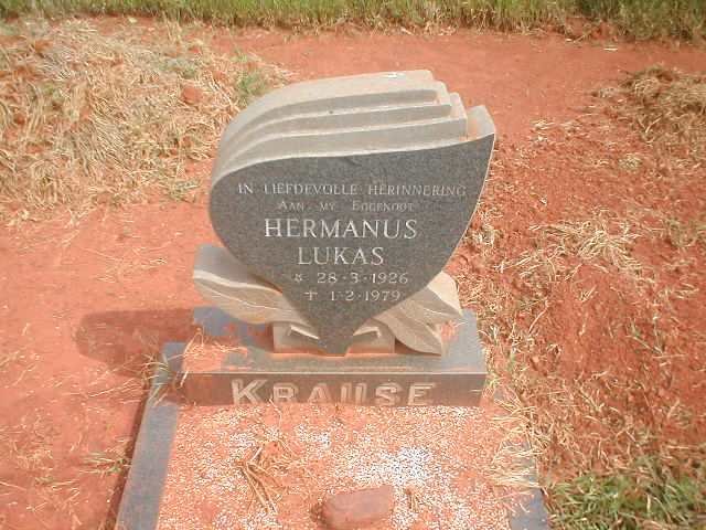KRAUSE Hermanus Lukas 1926-1979