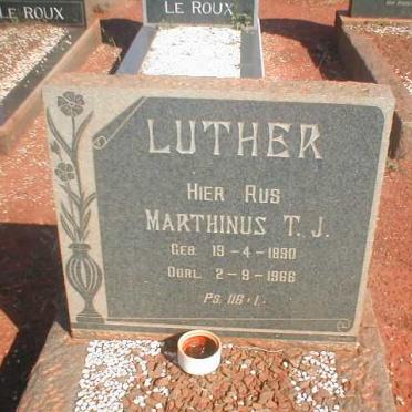 LUTHER Marthinus T.J. 1890-1966
