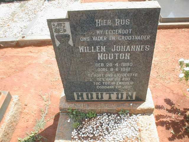 MOUTON Willem Johannes 1880-1961
