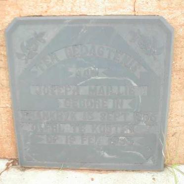 MAILLIE Joseph 1876-1933