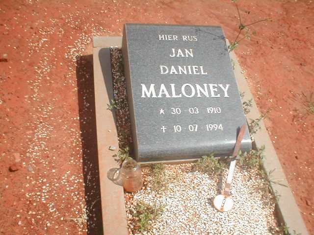 MALONEY Jan Daniel 1910-1994