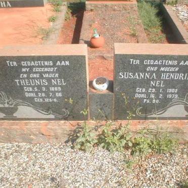 NEL Theunis 1889-1966 &amp; Susanna Hendrika 1905-1979